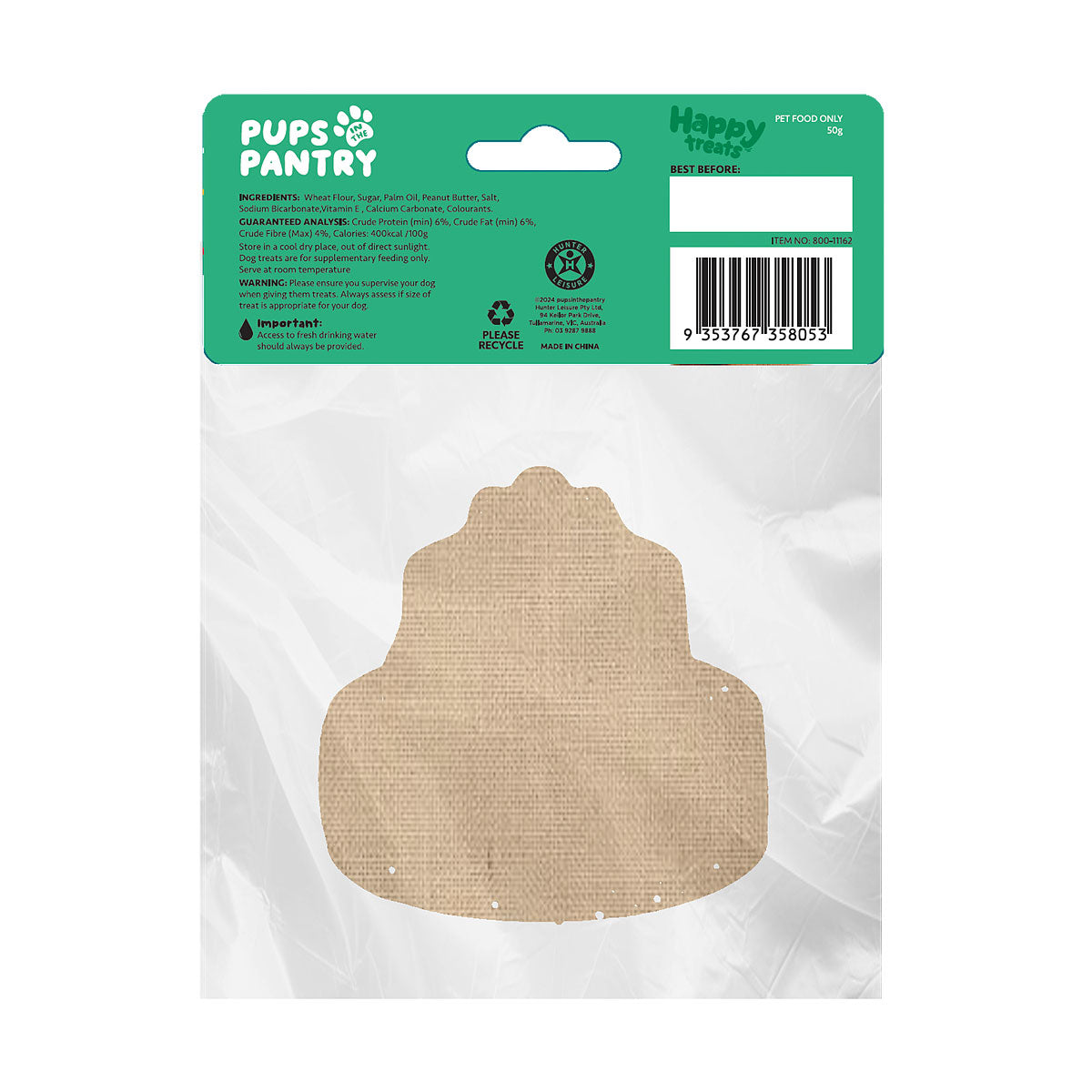 Pups In The Pantry Iced Dog Biscuit 50g