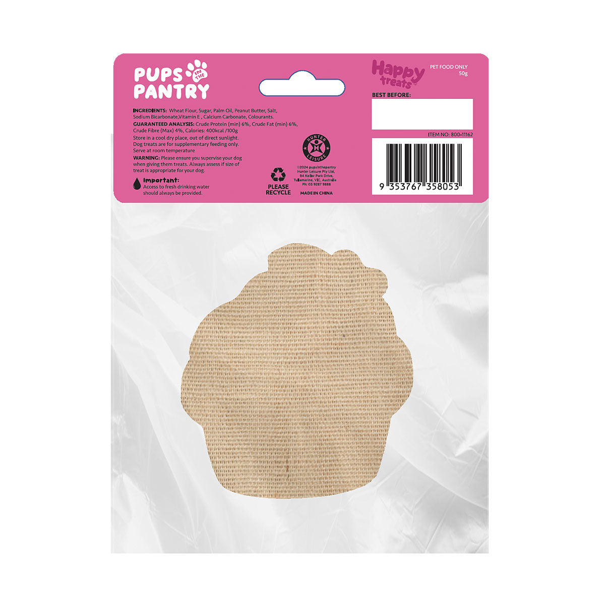 Pups In The Pantry Iced Dog Biscuit 50g