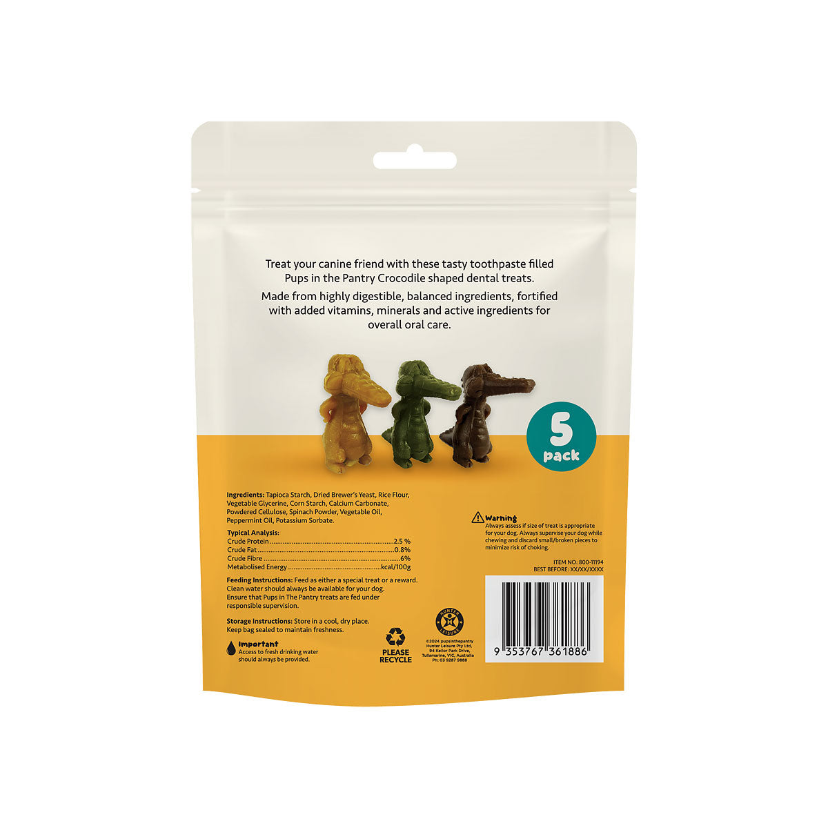 Pups In The Pantry Filled Shapes 5pk