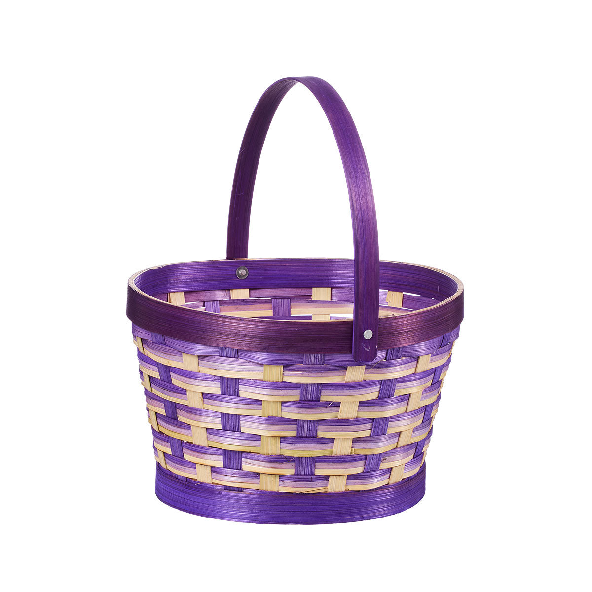 Easter Bamboo Basket Slim Small