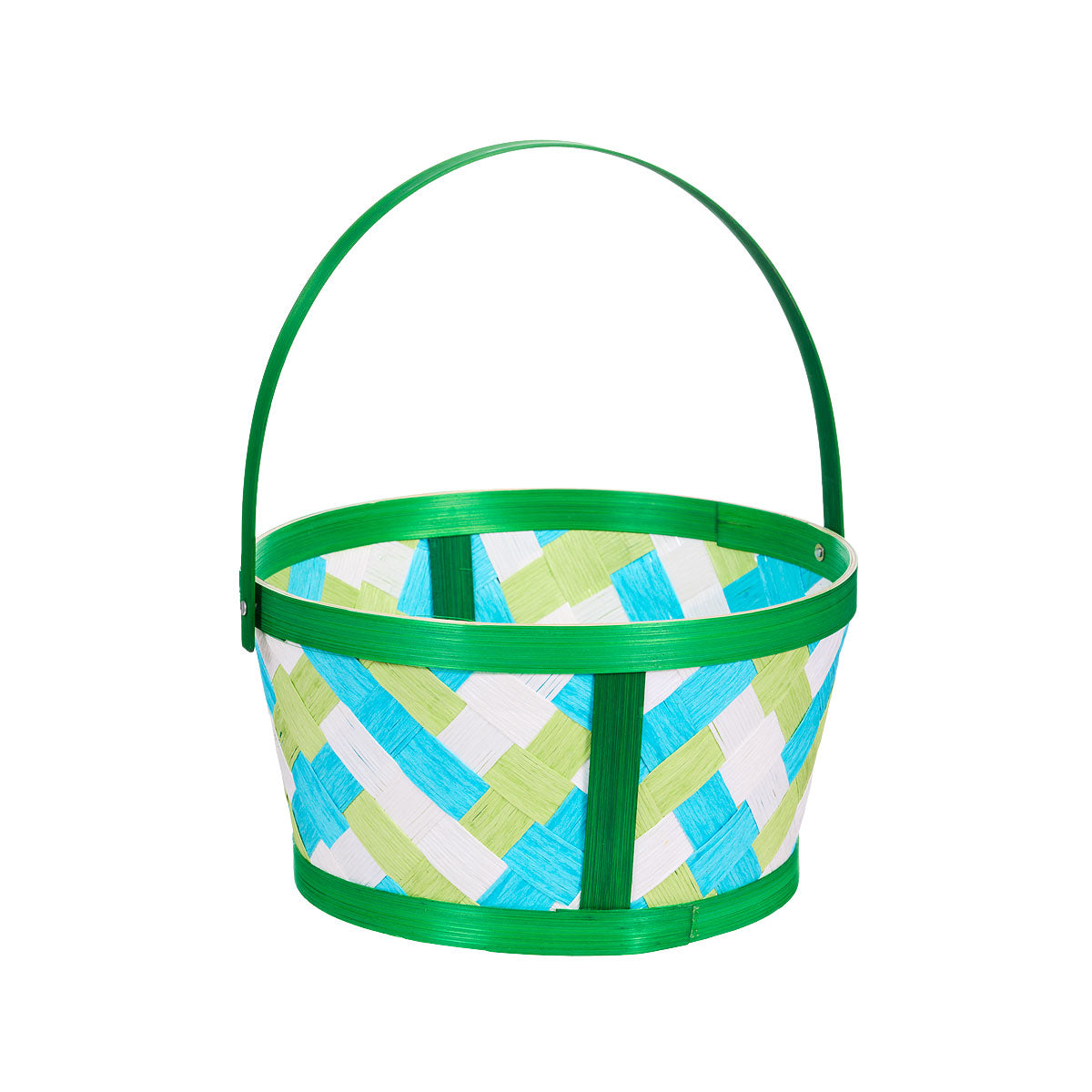 Easter Cross-Hatch Paper Weave Basket