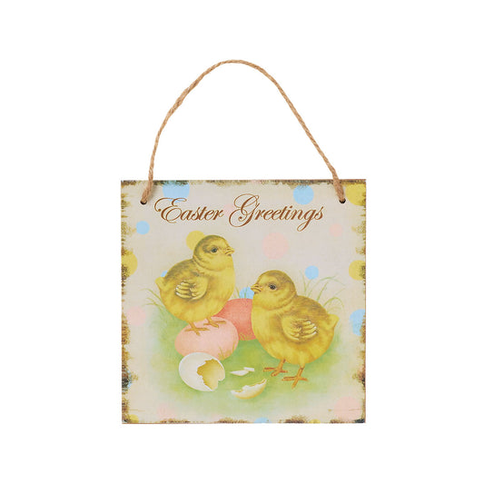 Easter Hanging Plaque Small 15cm
