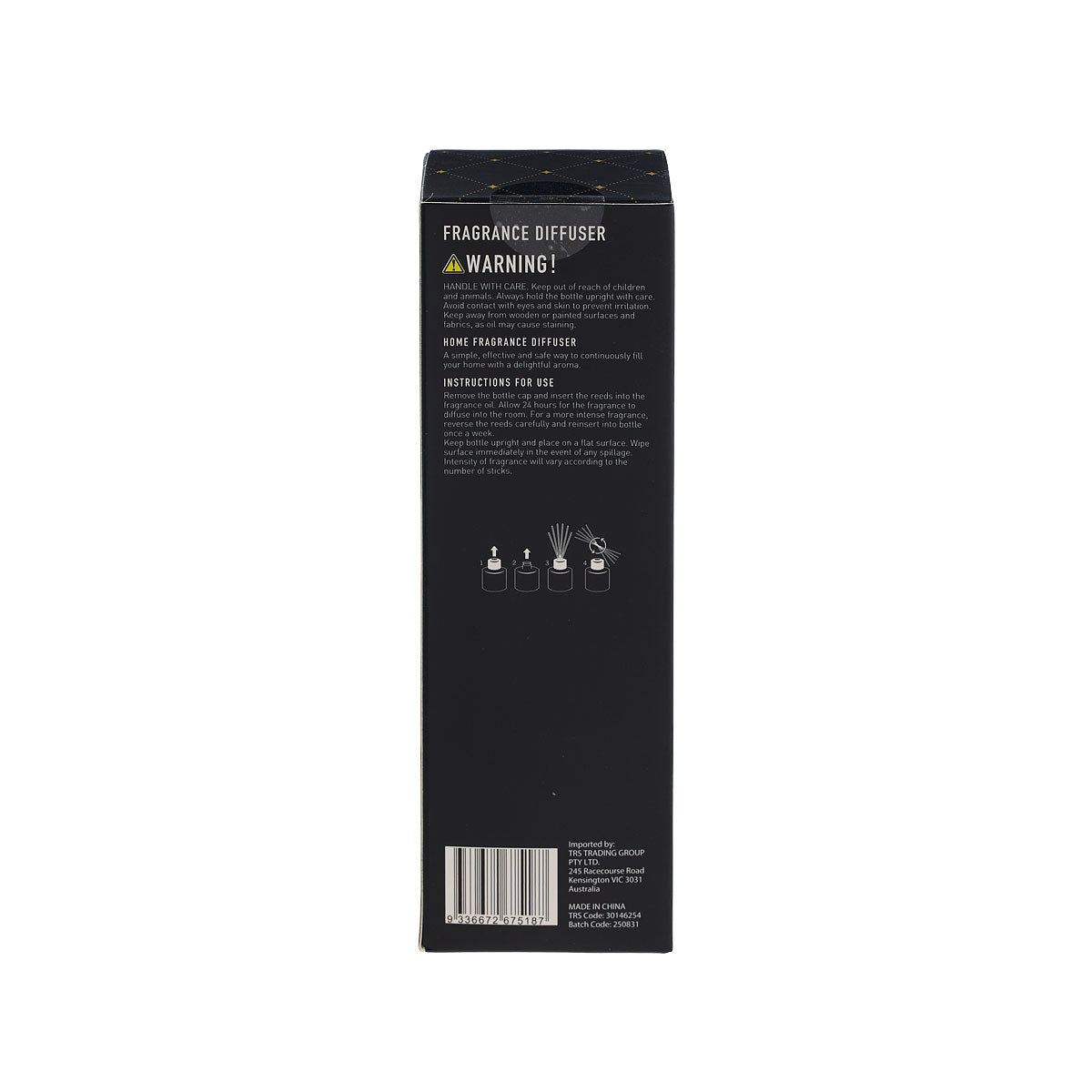 Luxe Reed Diffuser Back/Pink 100mL