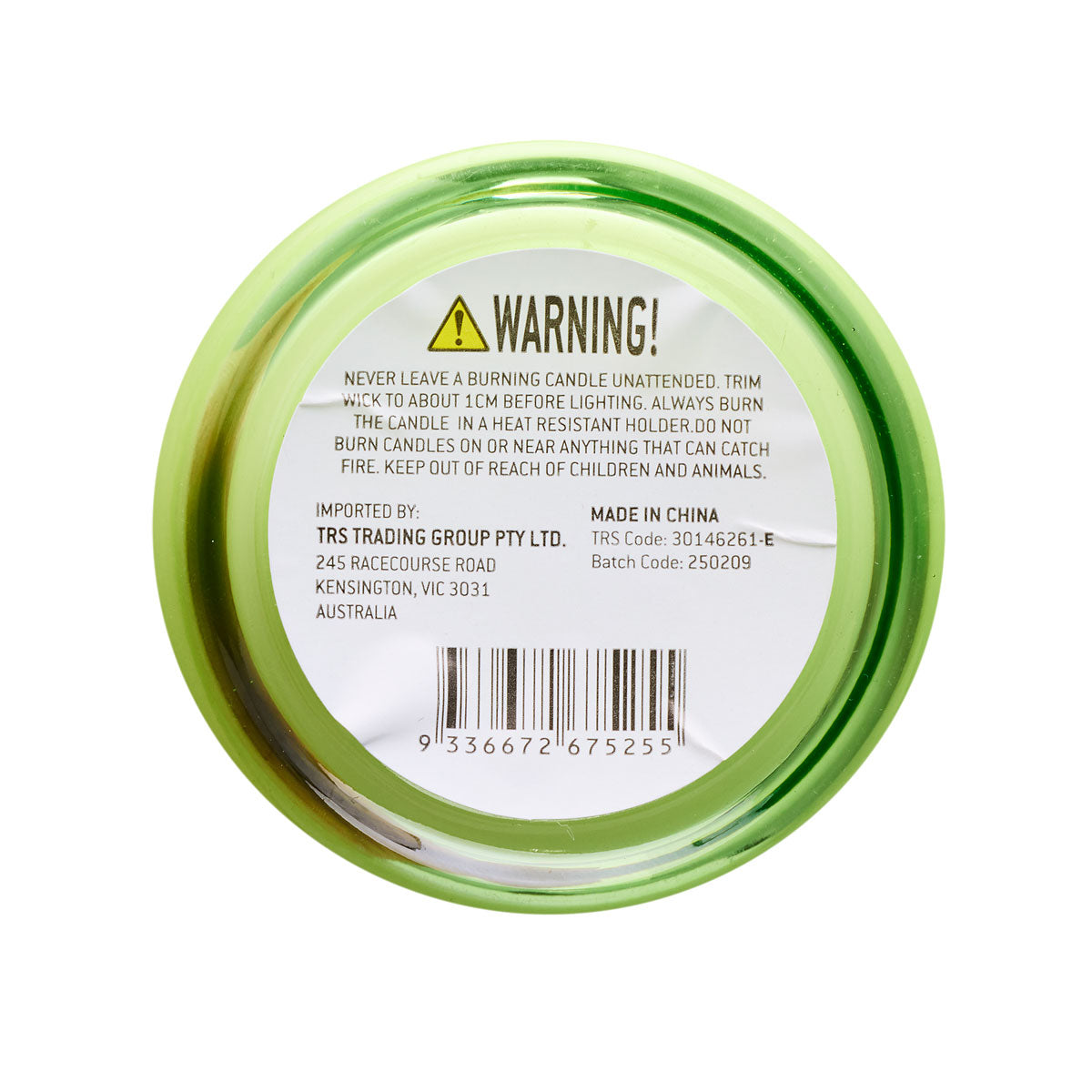 Ombre Monogram Candle