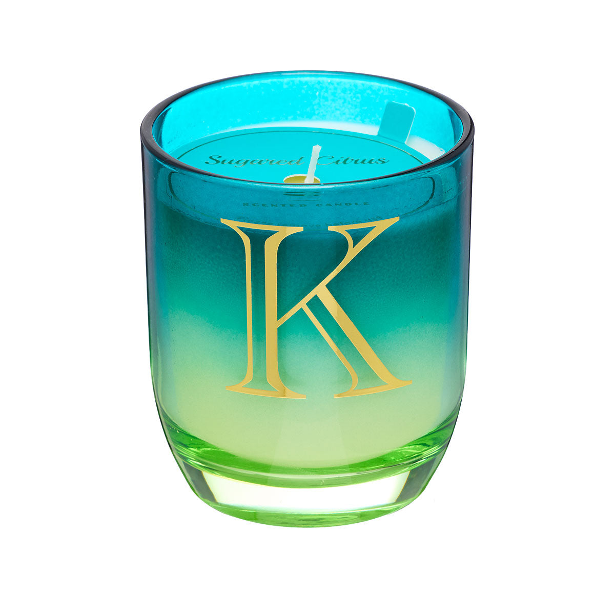 Ombre Monogram Candle