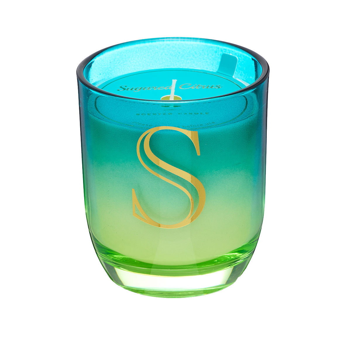 Ombre Monogram Candle