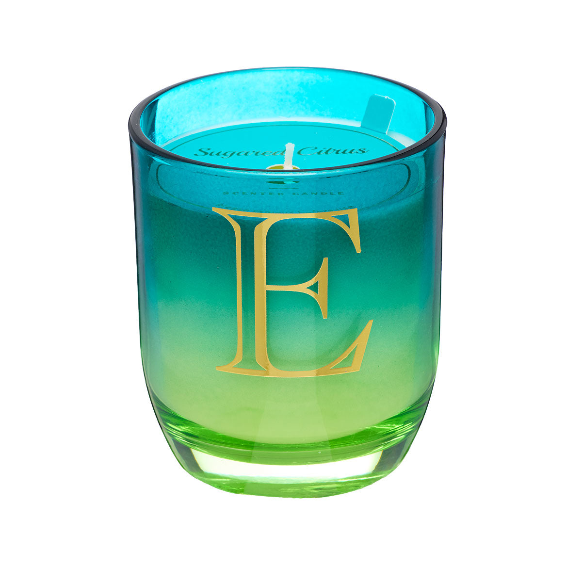 Ombre Monogram Candle