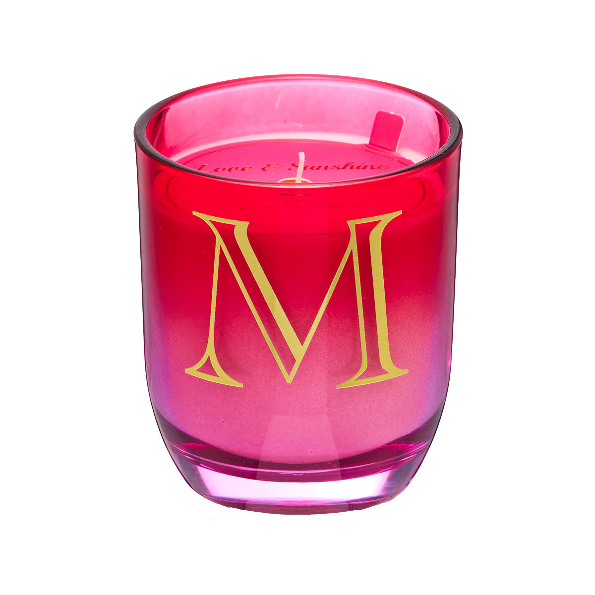 Ombre Monogram Candle