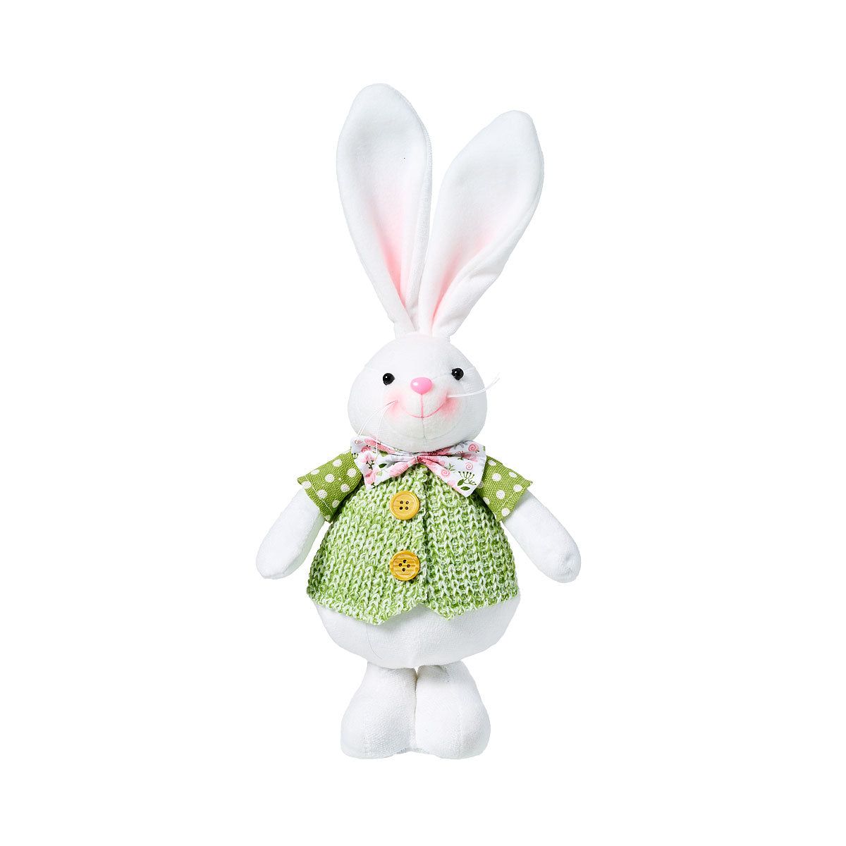 Easter Standing Dressed Bunnies Figurine 40cm