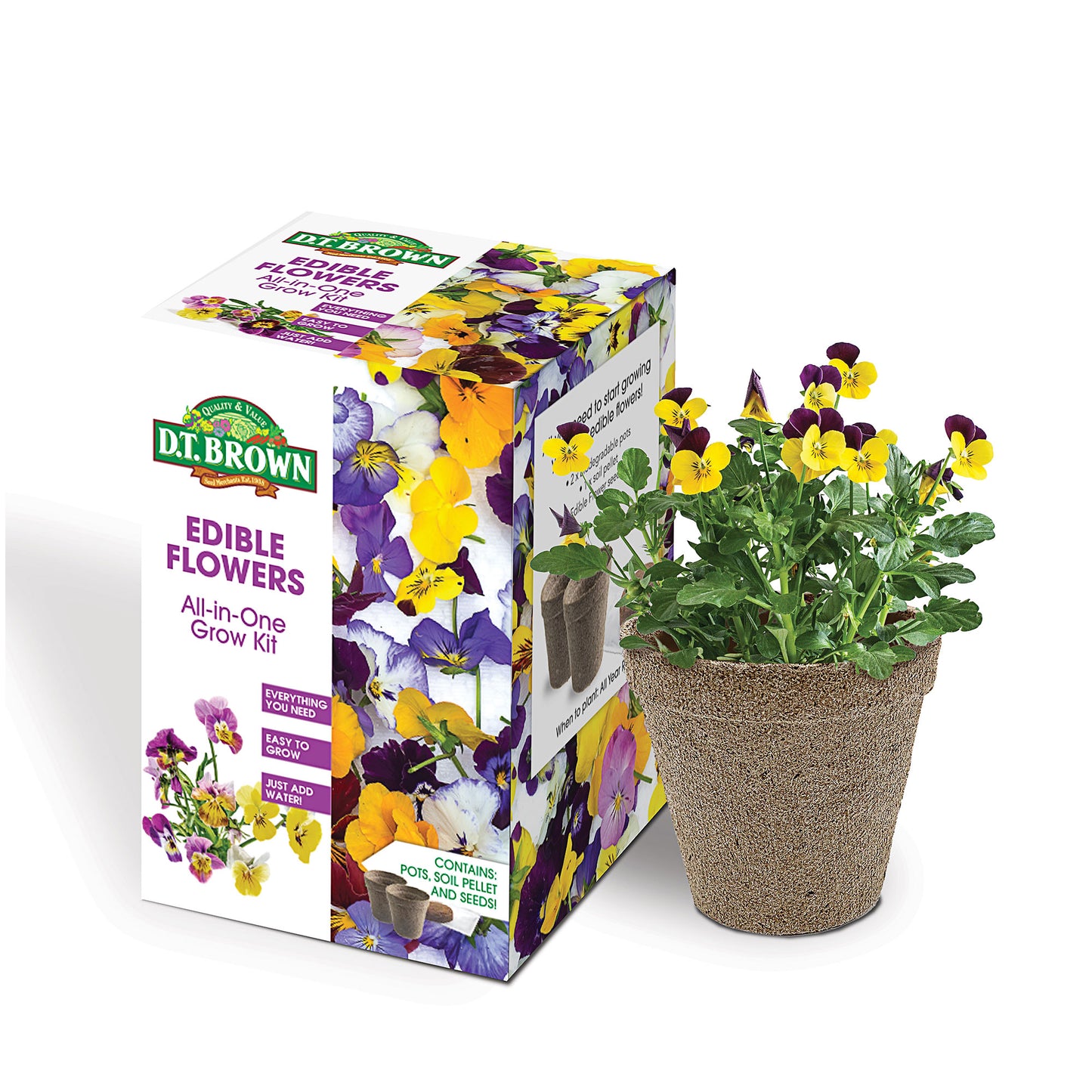 Grow Kit Edible Flowers