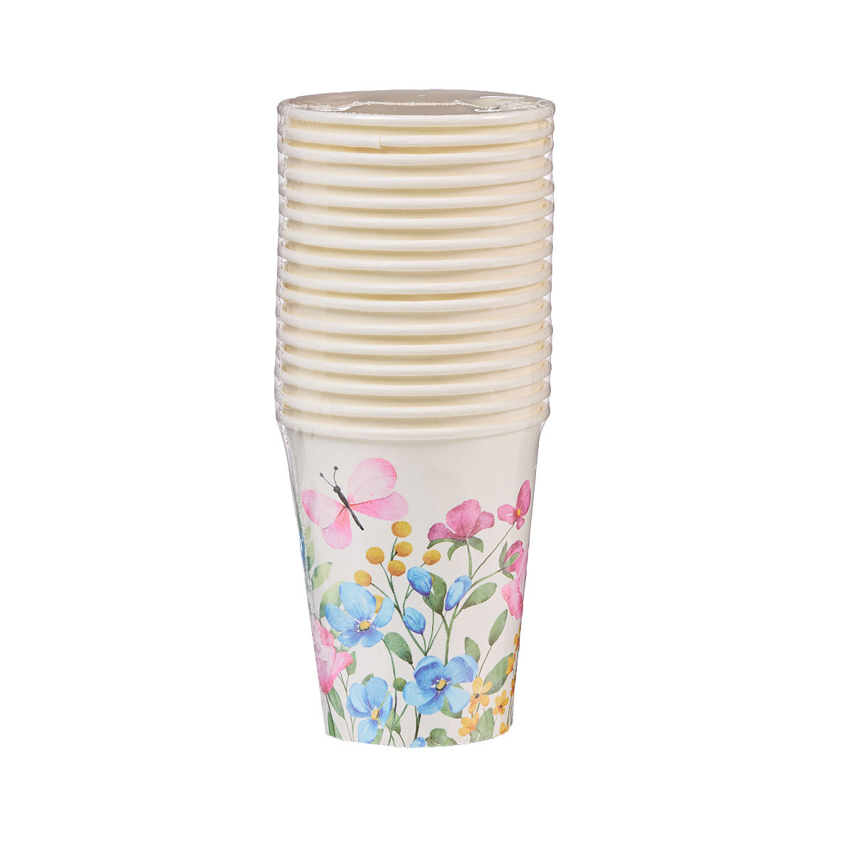 Soft Floral Party Cup 250mL 16pk