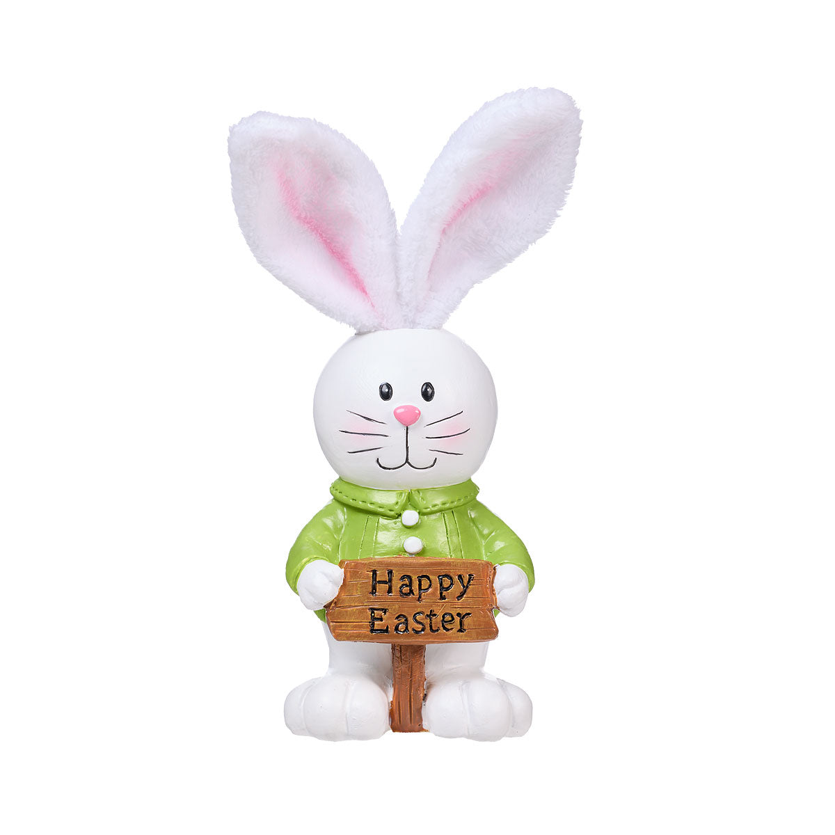 Easter Bunny With Soft Ears Figurine Assorted