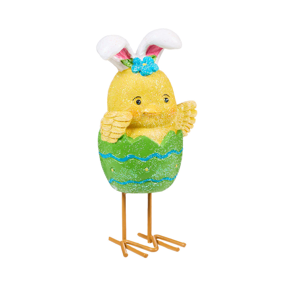 Easter Chicks With Bunny Ears Figurine