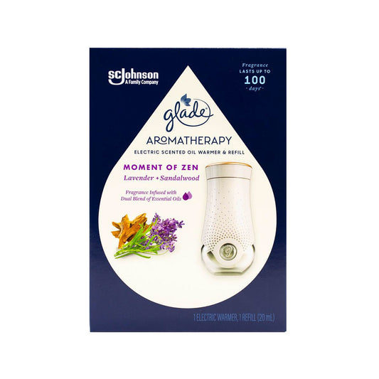 Glade Aroma Electric Scented Oil Warmer & Refill Lavender & Sandalwood 20mL