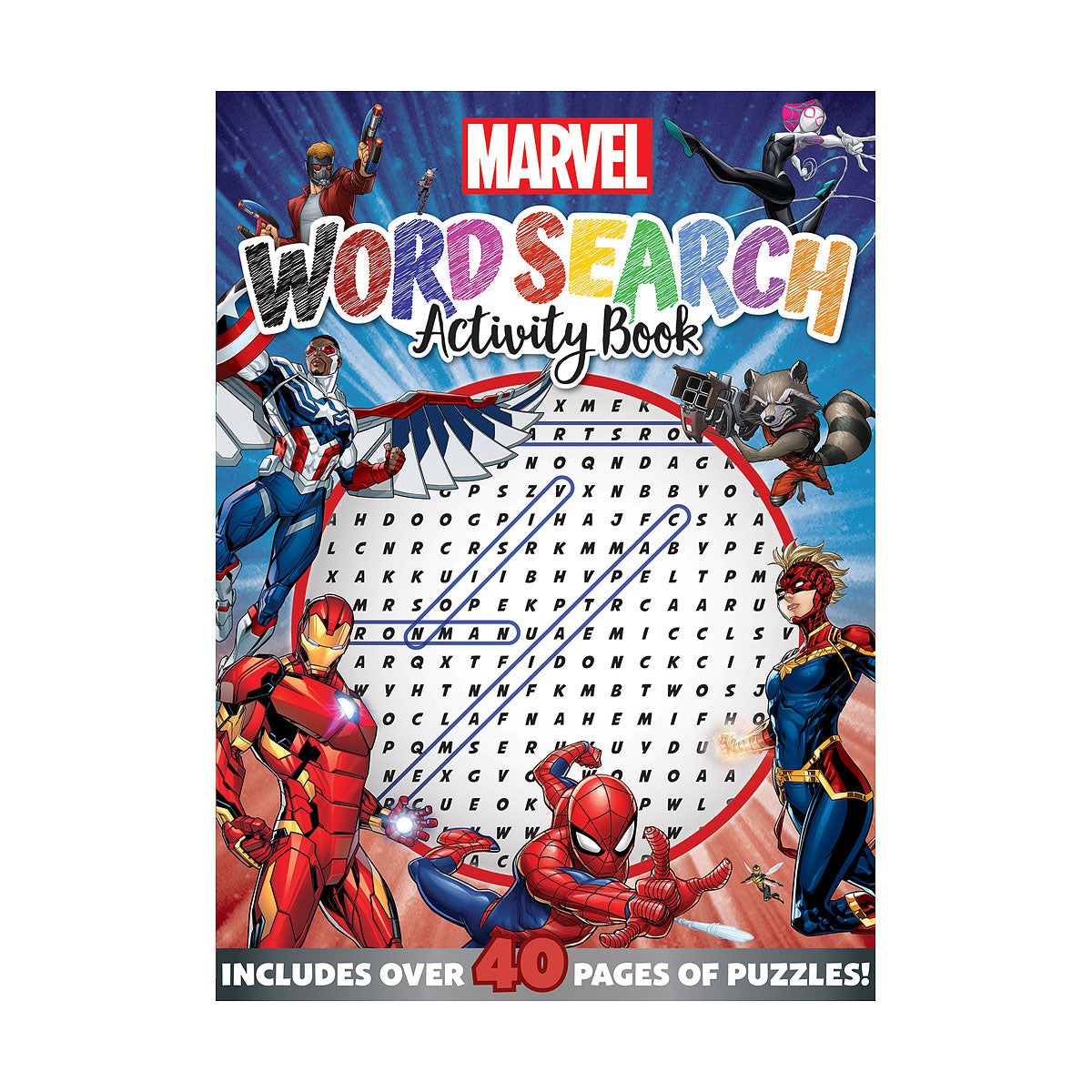 Word Search Activity Book Marvel