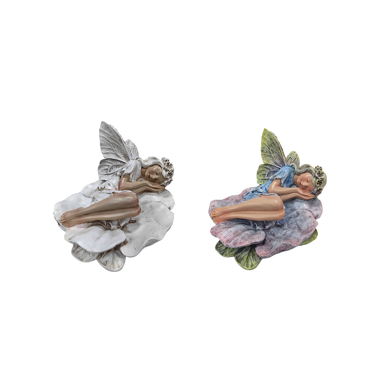 Polyresin Sleeping Fairy Décor