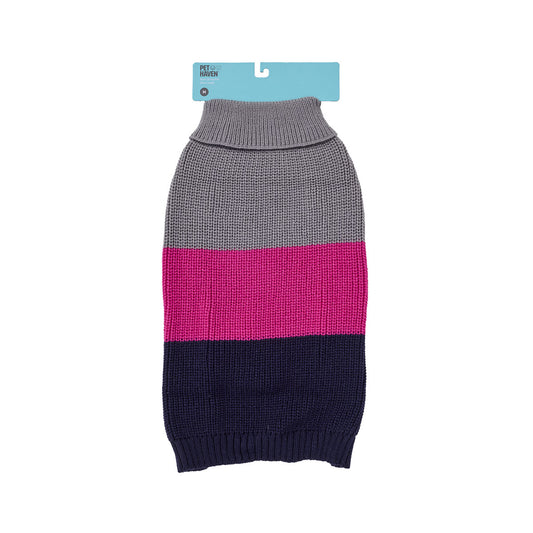 Pet Block Stripe Knit 30/40cm