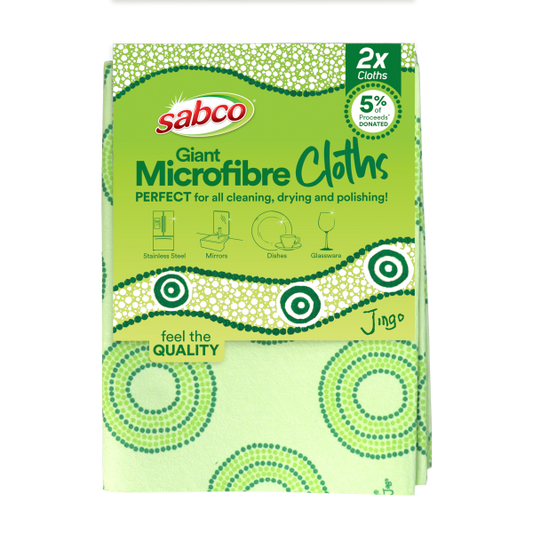 Sabco Jingo Giant Microfibre Cloth 2pk