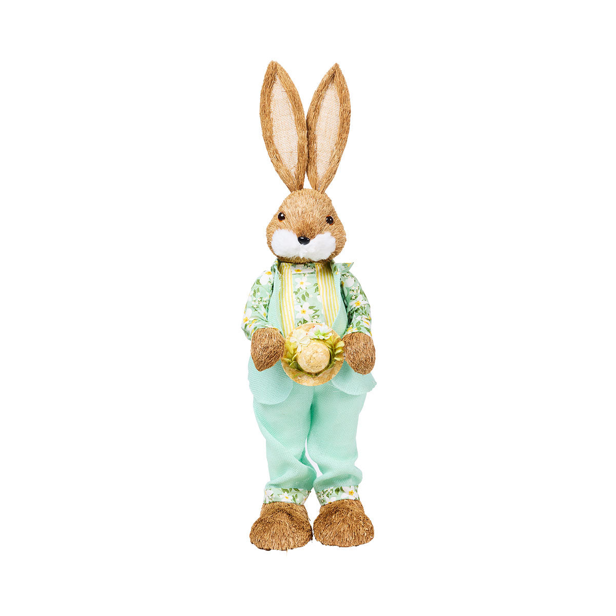 Easter Straw Bunny 75cm Assorted