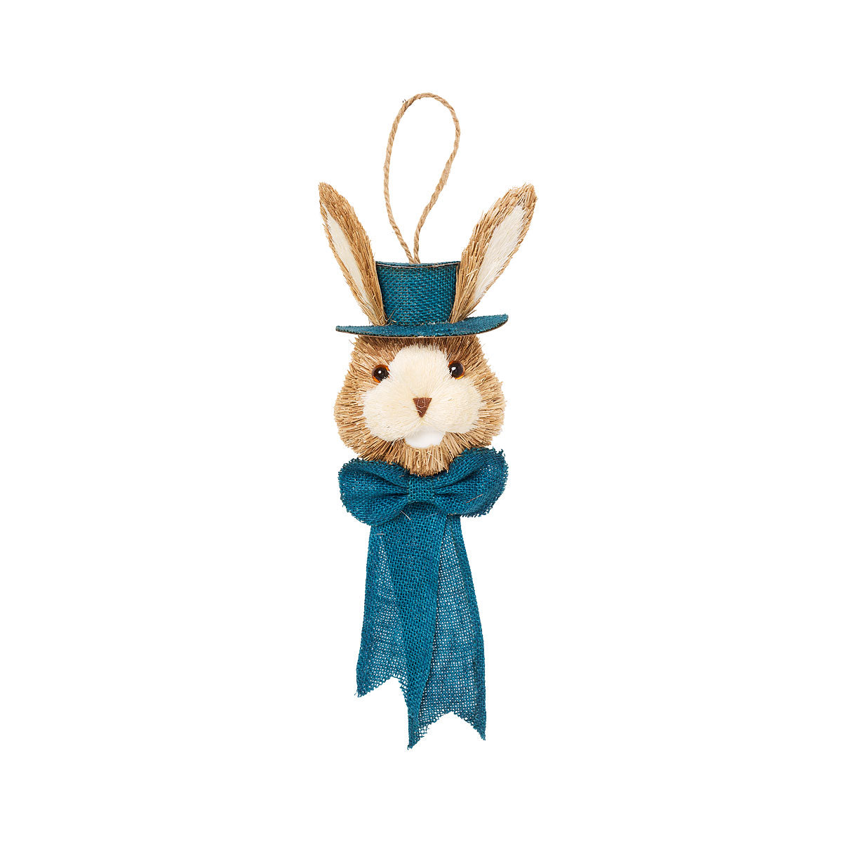 Easter Hanging Straw Bunny Head Assorted