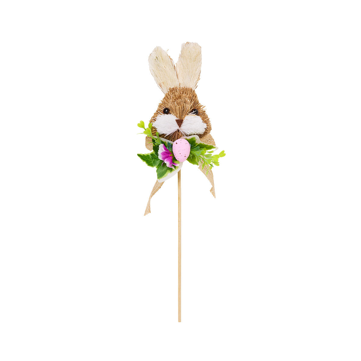 Easter Hanging Straw Bunny Head Assorted
