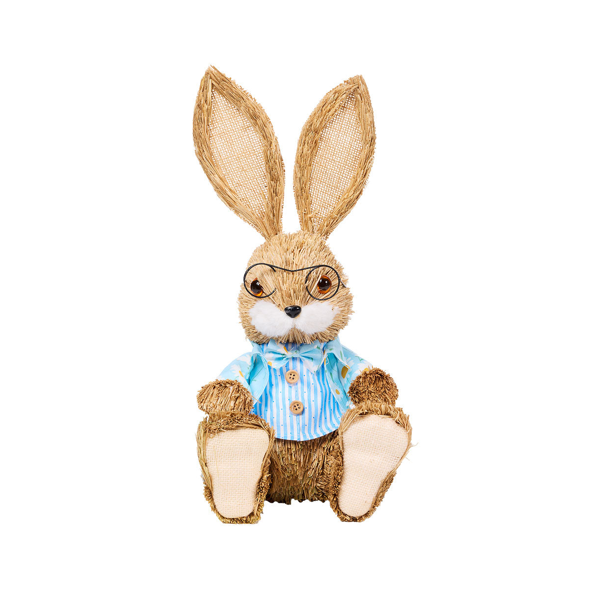 Easter Straw Bunny With Glasses Sitting – The Reject Shop