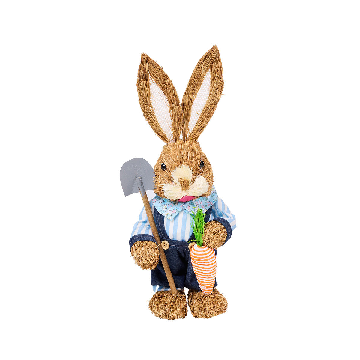 Easter Straw Bunny Pin Stripe/Checked Assorted