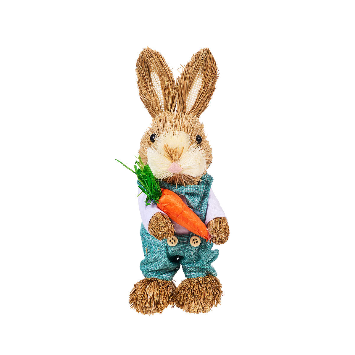 Easter Straw Bunny Carrot/Basket Assorted