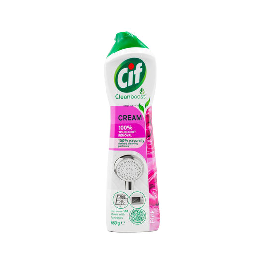 Cif Cleanboost Cream Pink 660g/550mL