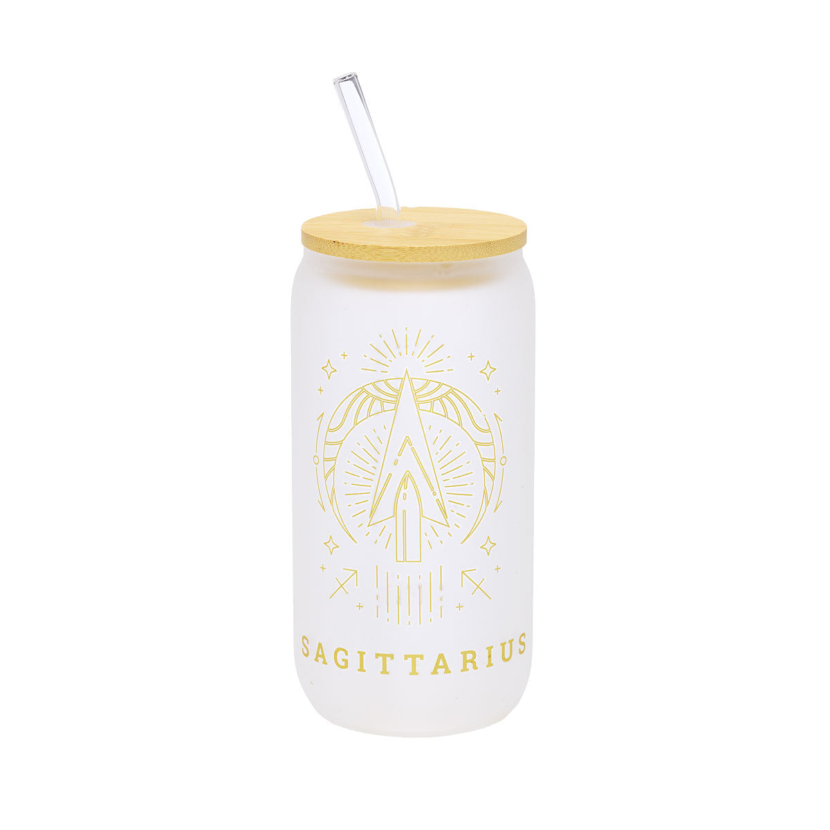 Horoscope Glass Smoothie Cup Libra/Scorpion/Sagittarius