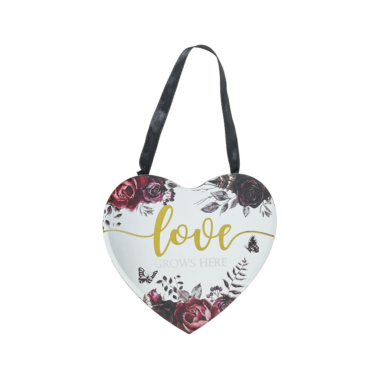 Mirror Hanging Plaque Fab/Love Grows