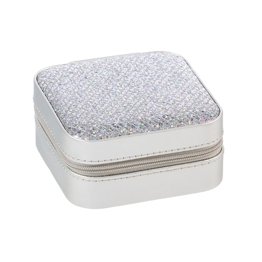 Sparkle Jewellery Box Zip Silver/Gold
