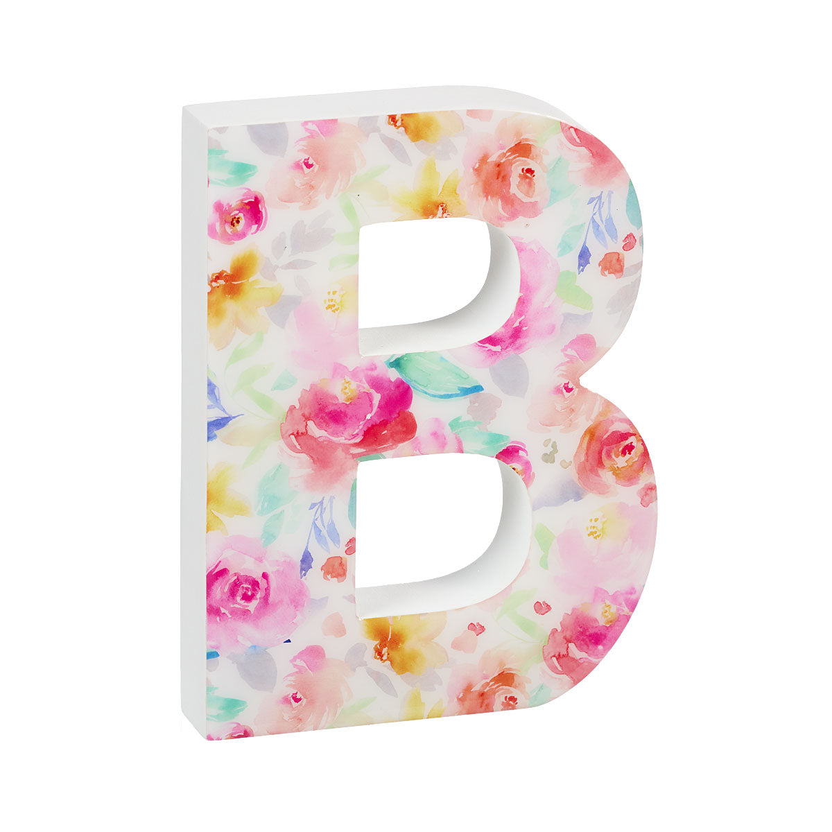 Tabletop Letter Lacquer Floral Assorted