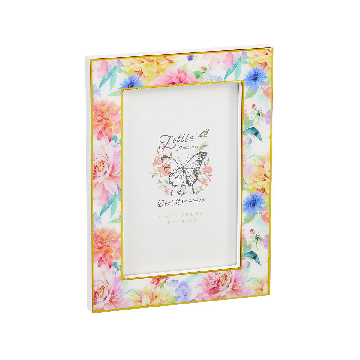 Photo Frame Lacquer Floral/Paisley 4X6"