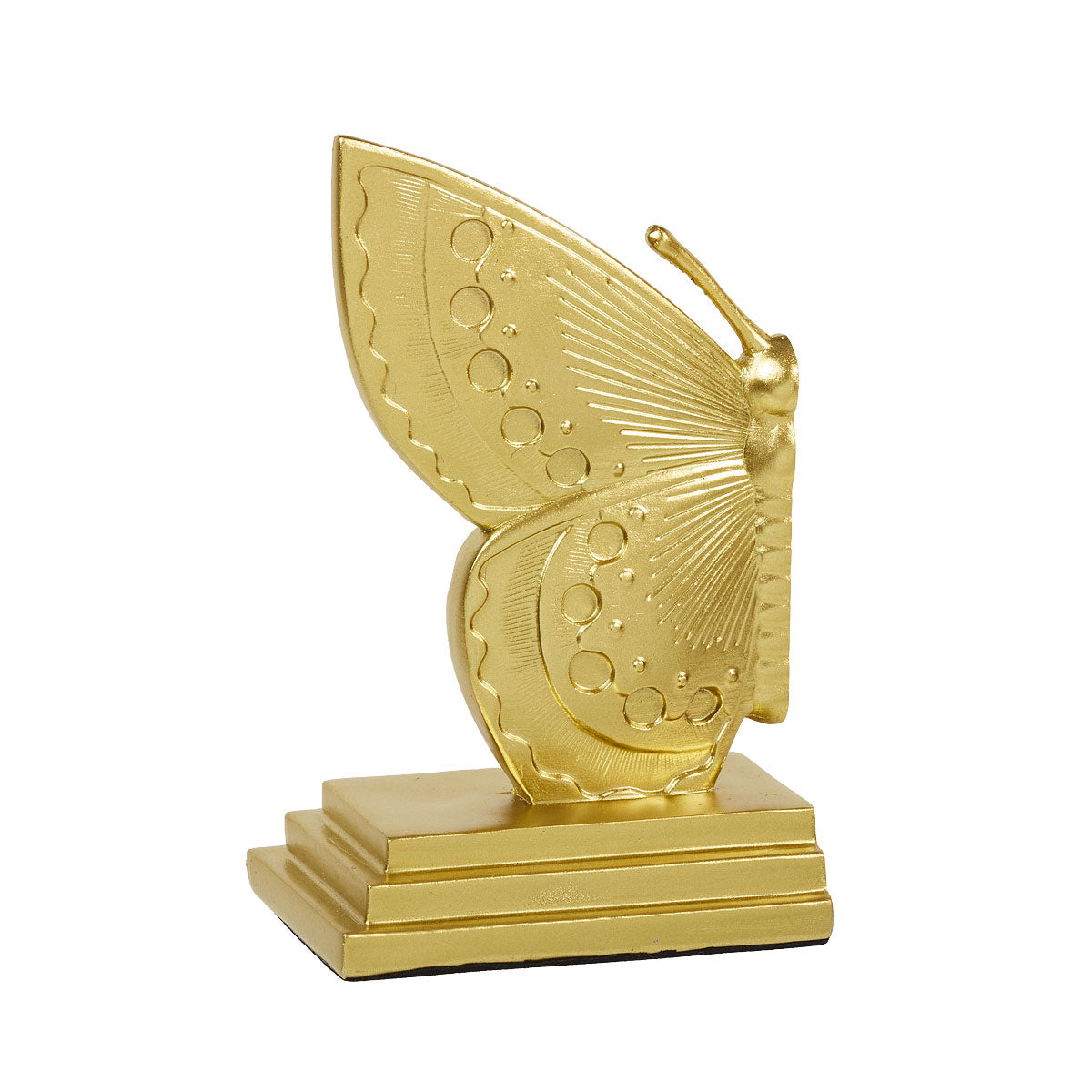 Gold Butterfly Bookend