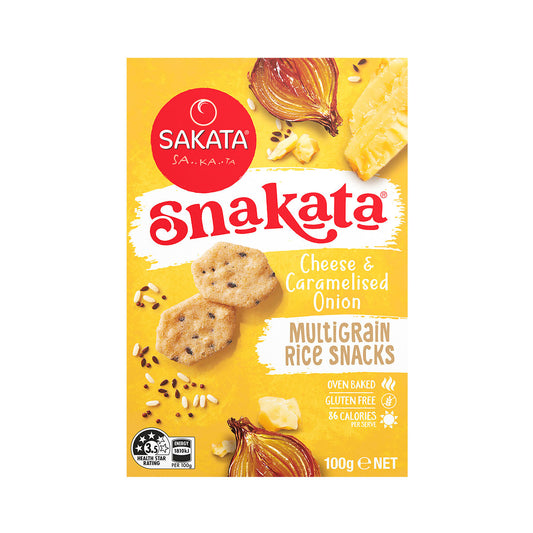 Snakata Cheese & Carmelised Onion 100g