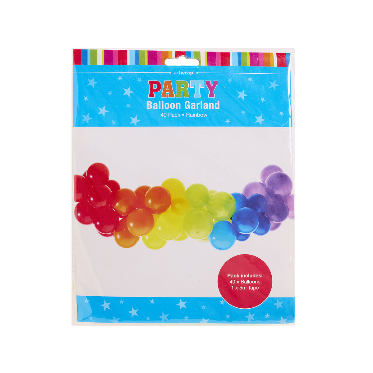Balloon Garland Rainbow 40pk