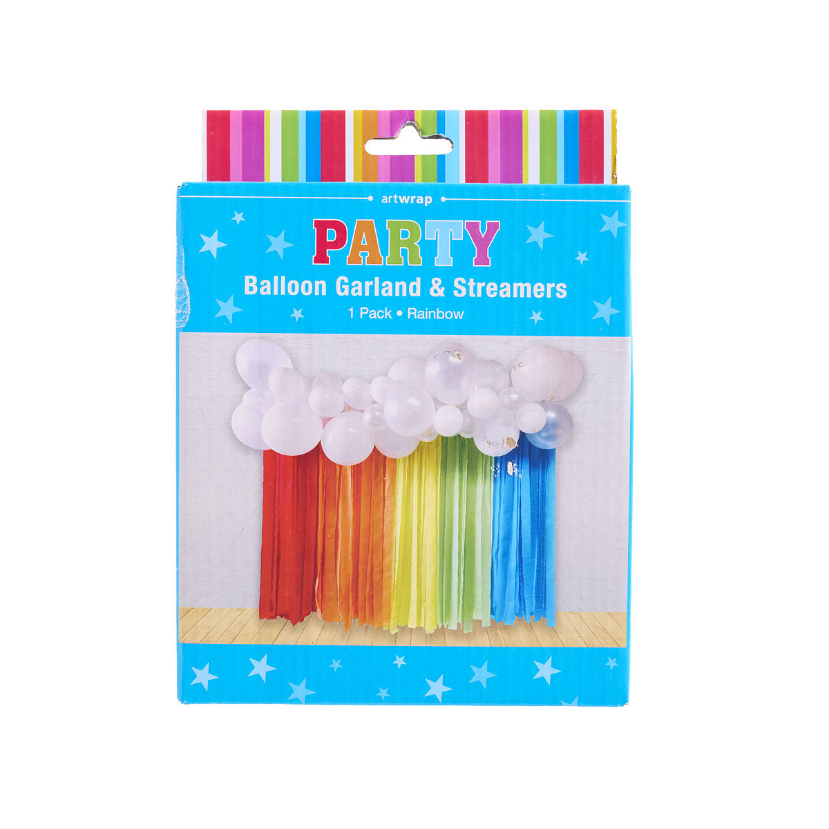 Rainbow Streamer Balloon Garland 