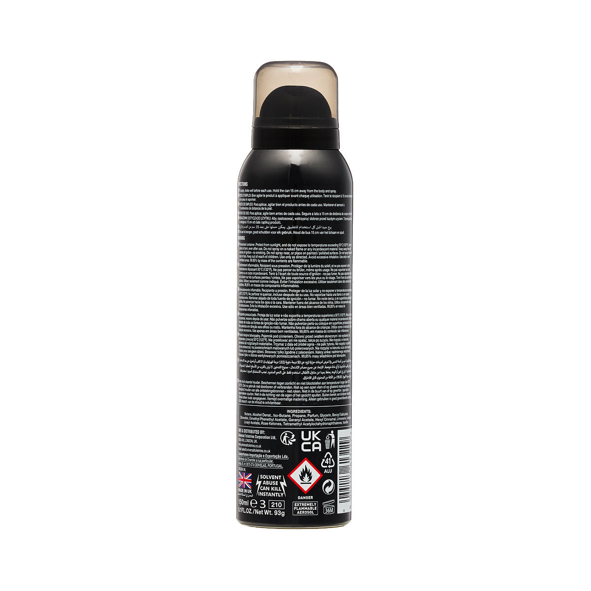 Insignia Women's Body Spray Black Temptation 150mL
