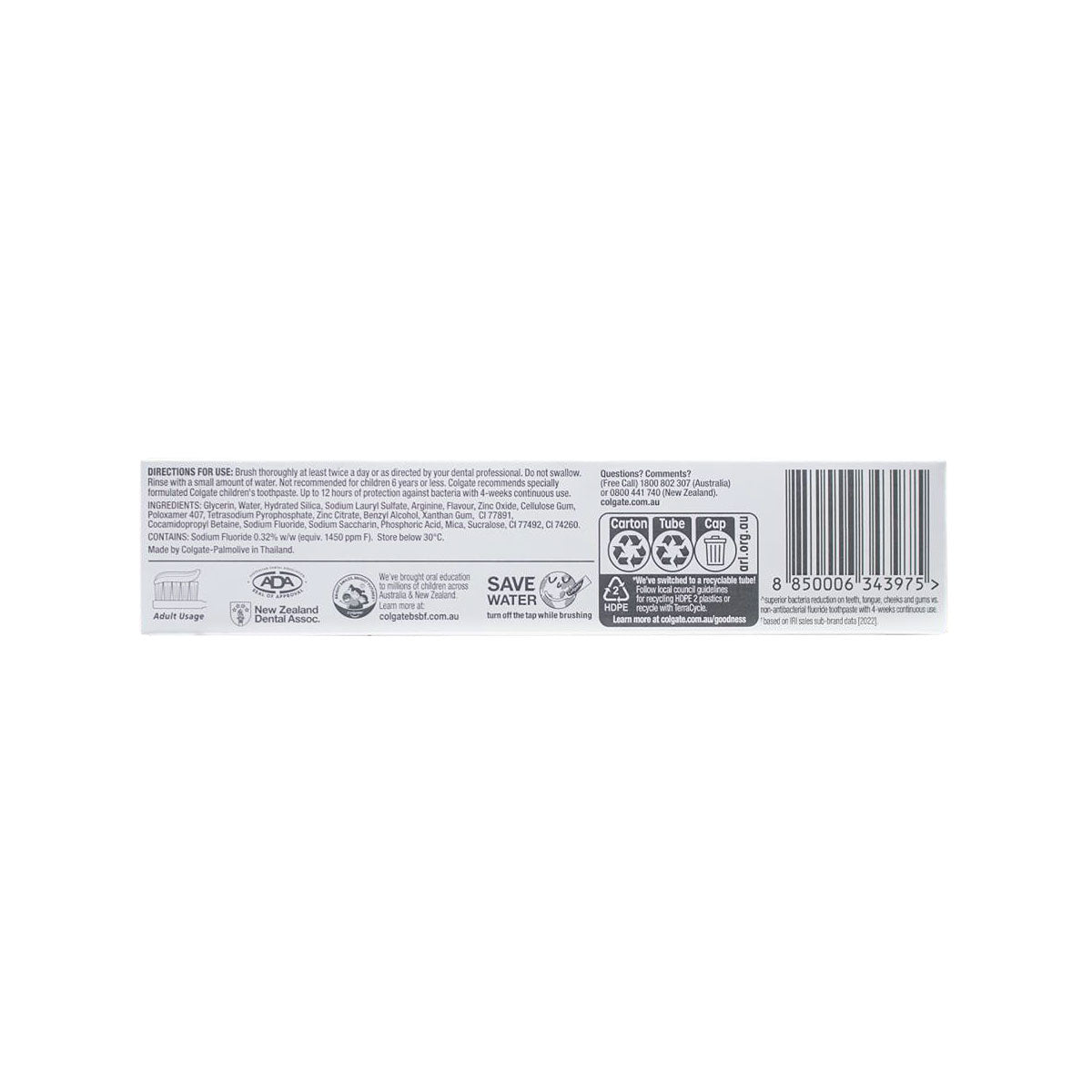 Colgate Toothpaste Total 12hr Mint Stripe 115g