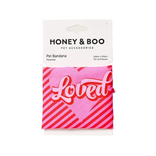 Pet Red Heart Bandana