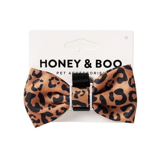 Pet Leopard Bow Tie