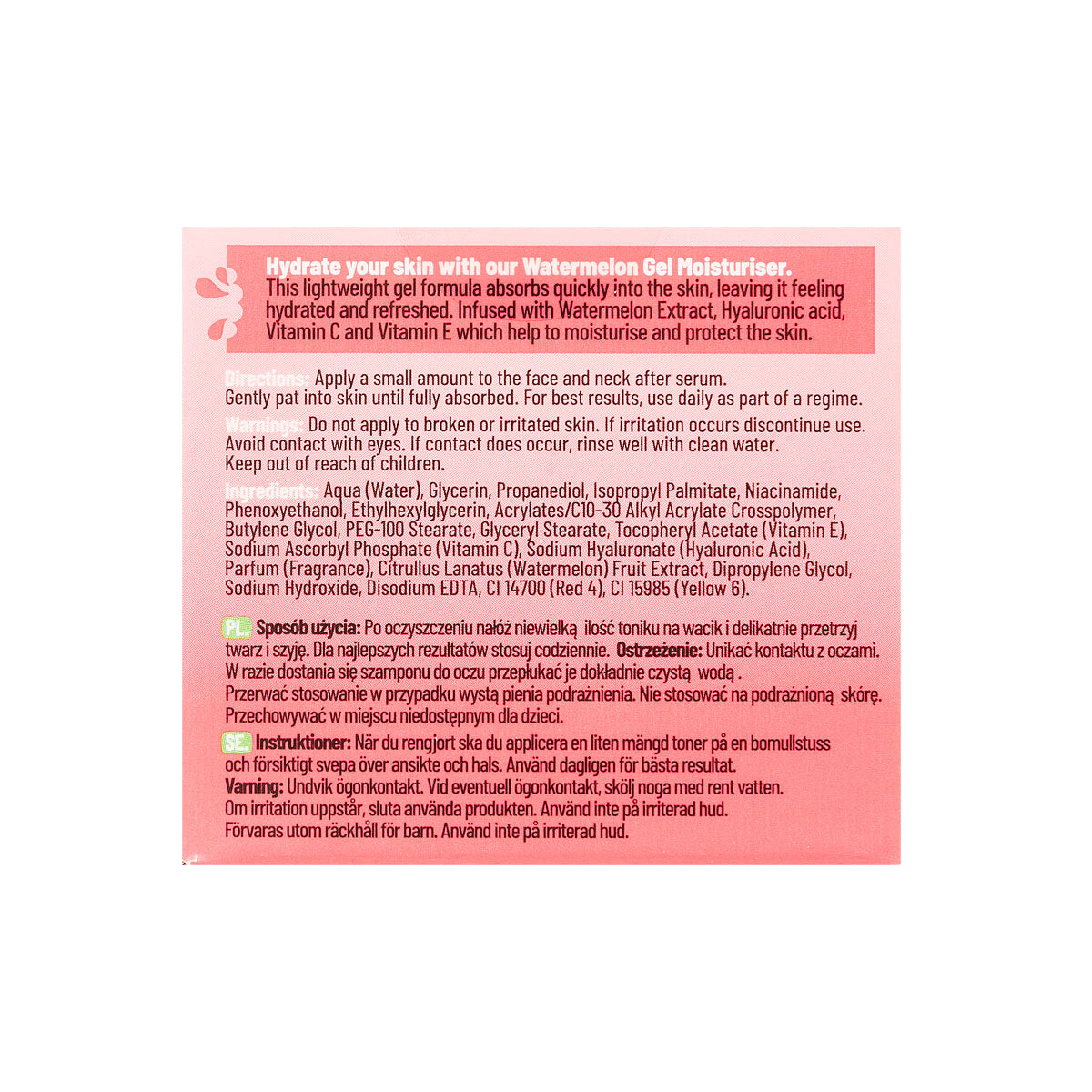 SoFresh Watermelon Gel Moisturiser