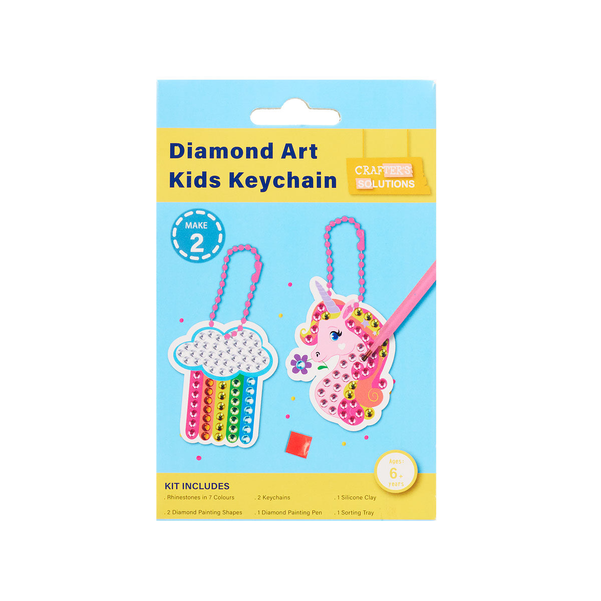 Diamond Art Kids Keychain Assorted