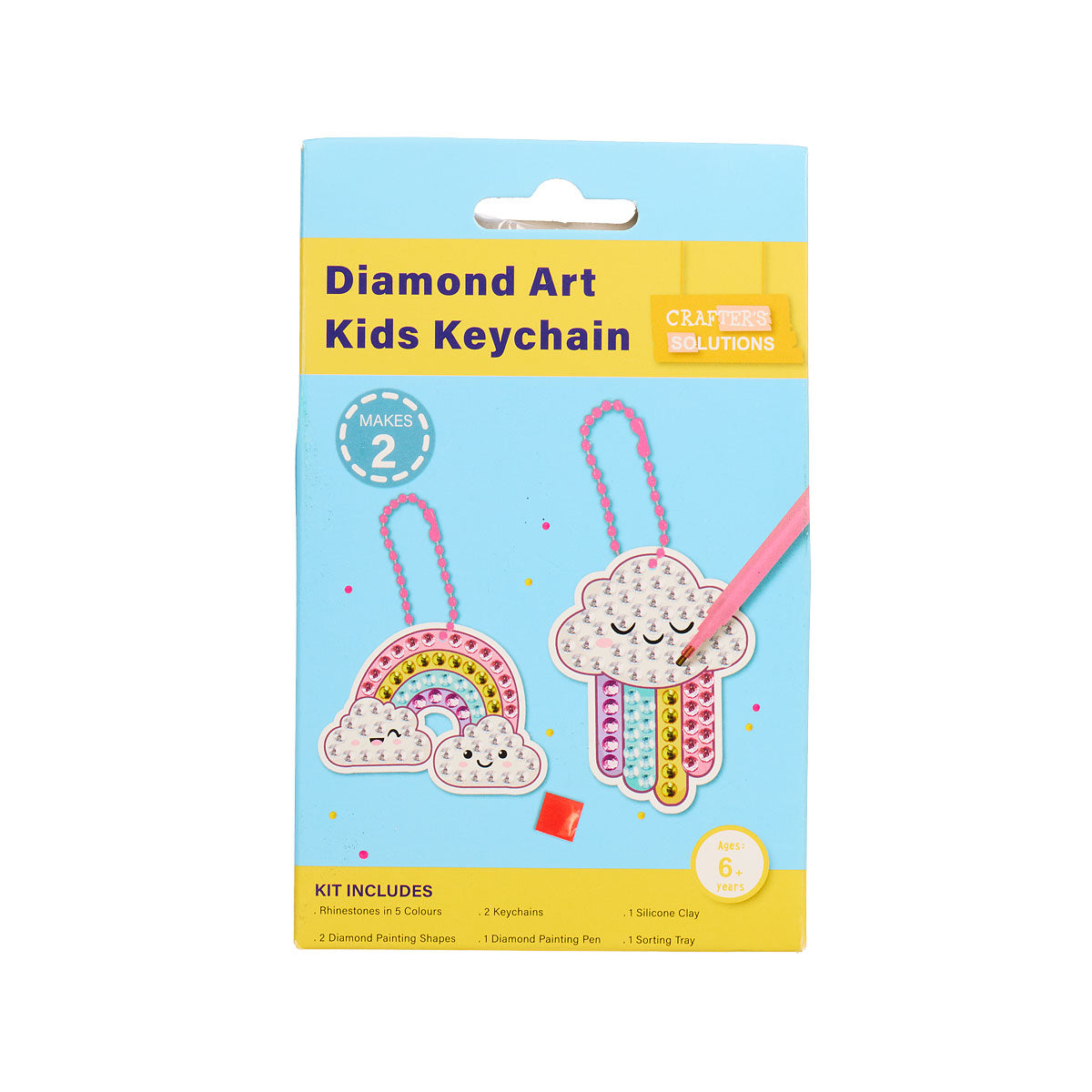 Diamond Art Kids Keychain Assorted