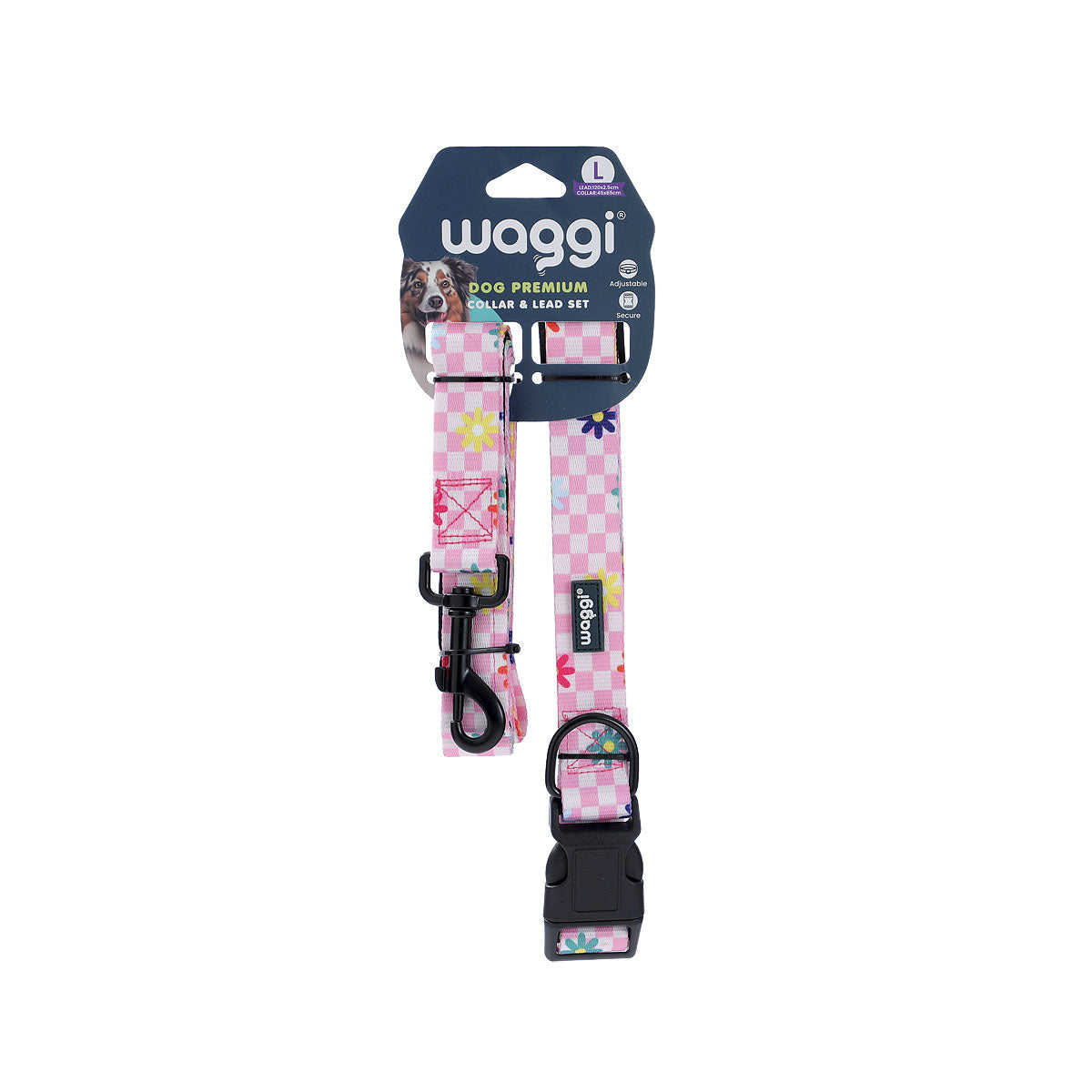 Waggi Pet Collar/Lead Set