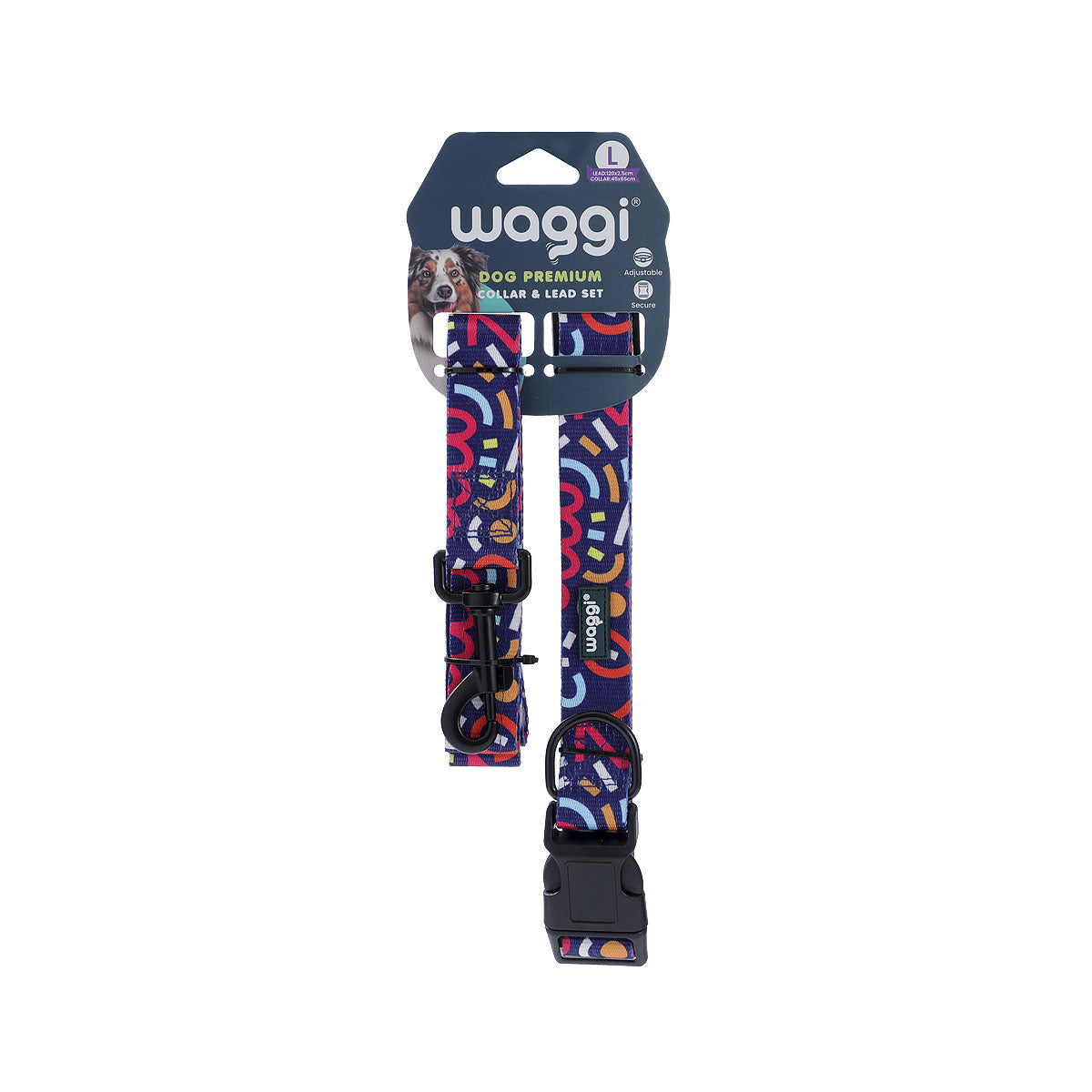 Waggi Pet Collar/Lead Set