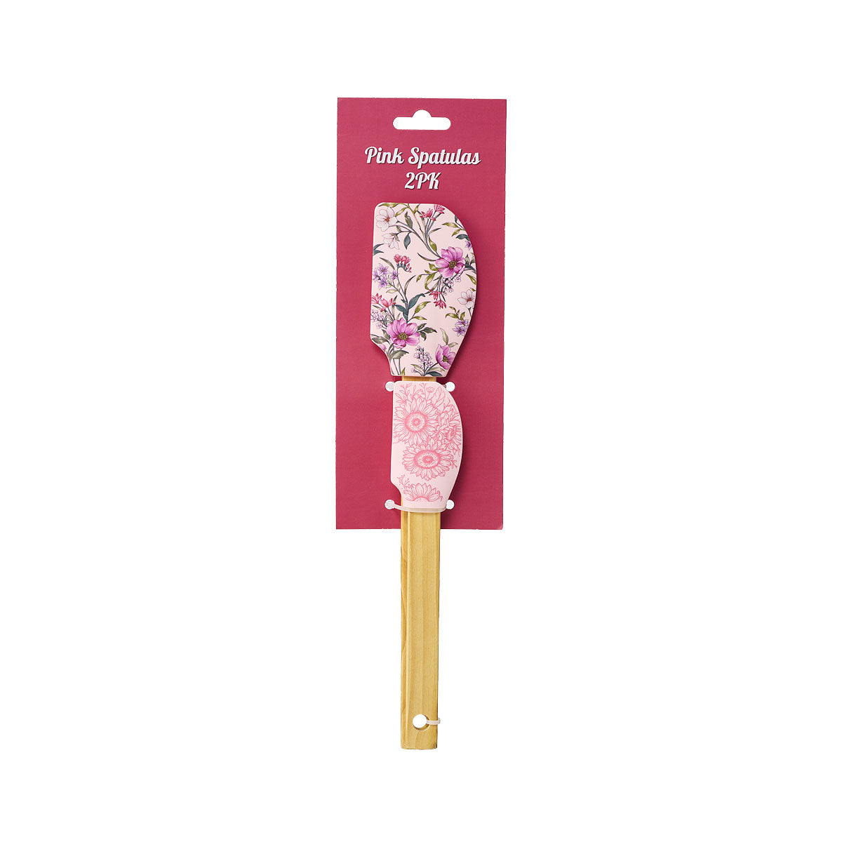2pc Pink Spatula Assorted