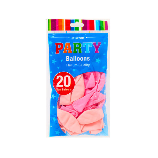 Balloon Birthday Print 20pk 25cm