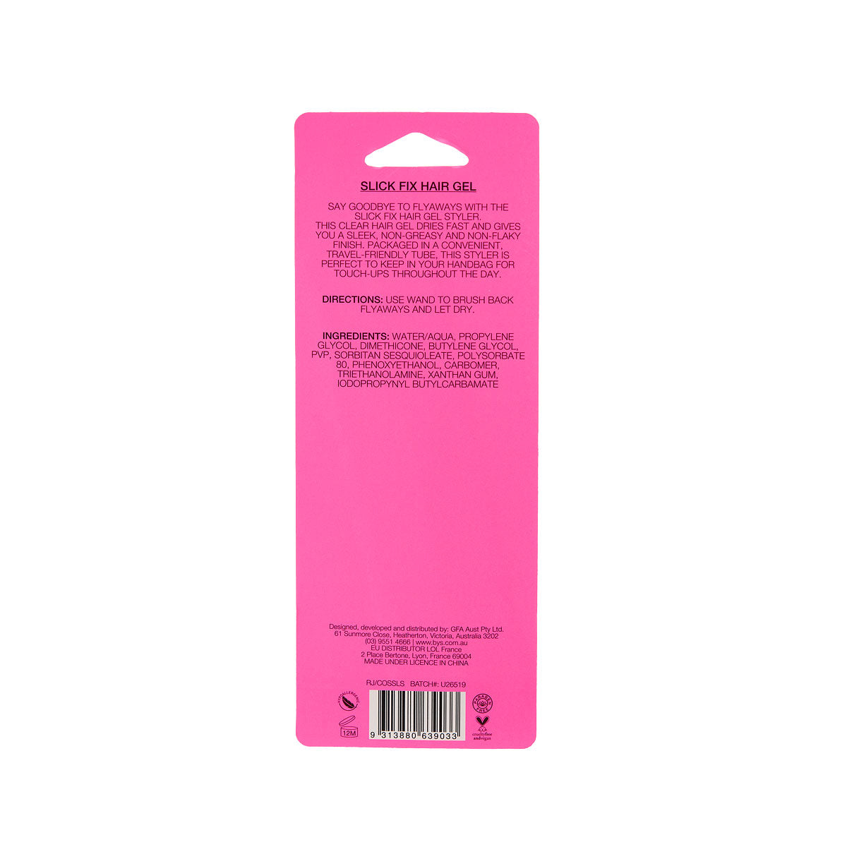 Neon Animal Slick Gel Hair Styler